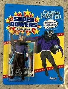 Custom DC Kenner Super Powers OCEAN MASTER Figure - MOC - With trident & card! - Picture 1 of 7