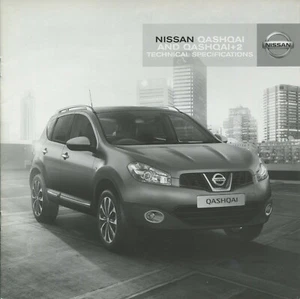 CAR SPECIFICATIONS BROCHURE - NISSAN QASHQAI & QASHQAI+2 - MARCH 2011 - Picture 1 of 1