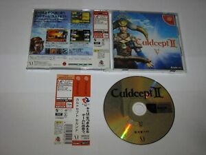 Culdcept II Second Sega Dreamcast Japan import + spine card US Seller
