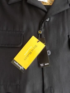 Steve Harvey Classic Signature Collection Dress Shirt BLack 4XL NWT - Picture 1 of 13