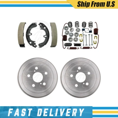 Kit de zapatas de freno de tambores traseros y herrajes para Toyota Celica 1995-1996 Foto 1 de 4