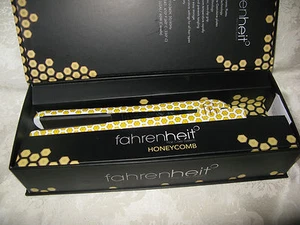 Plancha de peinado/alisado Fahrenheit 'Honeycomb'. Nuevo. Auténtico. - Imagen 1 de 4