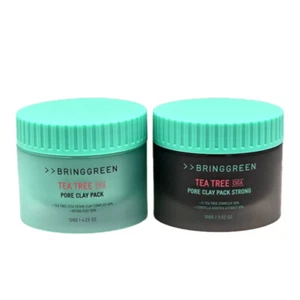 [Bring Green] Tea Tree Cica Clay / Strong Pack 120g / 100g / Korean Cosmetics - Picture 1 of 25