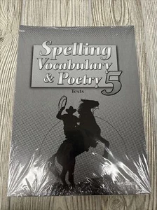 Abeka Spelling Vocabulary Poetry 5 Student Tests Loose SEALED Homeschool… - Picture 1 of 2