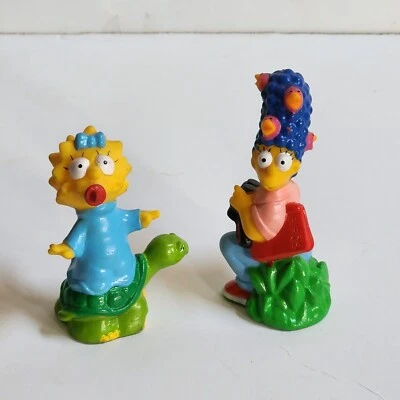 TCFFC Simpson Lote de 2 Figuras Marge y Maggie 1990 3" Foto 1 de 4