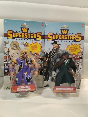 WWE Superstars ULTIMATE WARRIOR/UNDERTAKER Figures Walmart Exclusive Wrestling  - Image 1 of 4