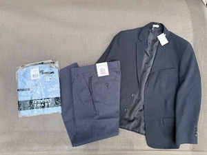 LOT of 3 NEW Boys CALVIN KLEIN FRENCH TOAST formal jacket pants shirt sz 10 - Picture 1 of 10