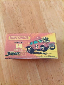 Matchbox Superfast - No14 Mini Ha Ha  - Replica / Copy Box only - Picture 1 of 3