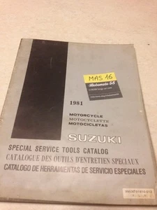 Suzuki Herramienta Especial Lista 1981 GT TS DR TC JR B DS RM SP GS GSX - Imagen 1 de 12