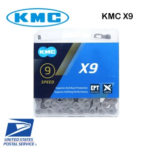 KMCX9 9-Speed Stretch-Proof Bike Chain Road MTB X9.93 fits Shimano SRAM - Picture 1 of 1