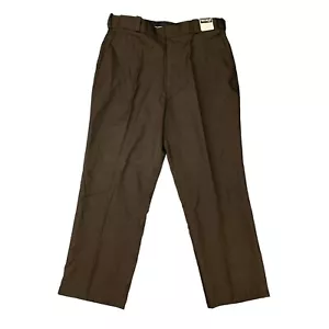 Tact Squad Uniform Trousers Pants Mens 38 Brown Polyester 4-Pocket High Rise - Picture 1 of 12