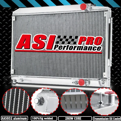 ASI 2-ROW Aluminum Radiator For Mercedes SL R107/C107 380 SL/SLC 1075011701 - Image 1 of 4