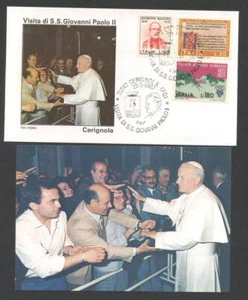 1987 - REPUBBLICA - LOTTO/42810 - VISITA DI S.S.PAPA GIOVANNI PAOLO 2° A  CERIGN - Imagen 1 de 1