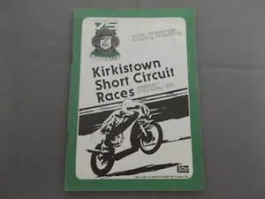 1981 KIRKISTOWN PROGRAMME - WILLS CHALLENGE - HAND SIGNED BY ALAN IRWIN - Picture 1 of 2