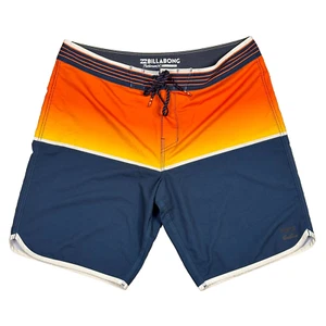 Boardshorts Billabong Platinum X Fifty 50 para hombre talla 34 calzoncillos surf azul naranja - Imagen 1 de 11