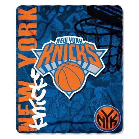 NEW YORK KNICKS BLANKET throw fleece,AVAIL QUEEN,WOVEN,SHERPA,PLUSH,MANY PICS Cover