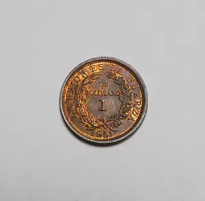 1951-H Bolivia Un Boliviano - Bronze - One Bolivian Penny - Minted in Britain - Picture 1 of 4