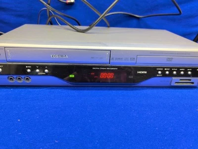 Toshiba DVD VCR Combo SD-V593SU Tested Works Front RCA Rear Components Optical - Image 1 of 4