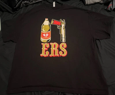 American Apparel 90’s San Francisco 49ers Fútbol 40oz 49 Rifles Hombres 3 XL Foto 1 de 4