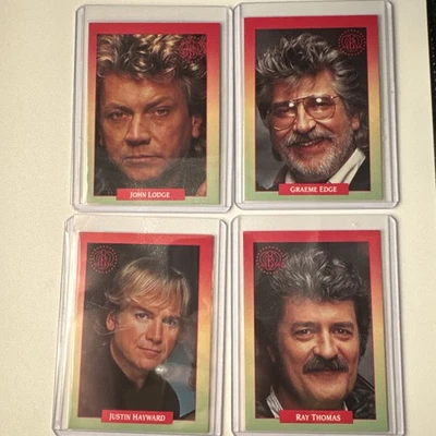 Moody Blues Ray Thomas, Graeme Edge, John Lodge, Justin Hayward 1991 Rock Cards Foto 1 de 4