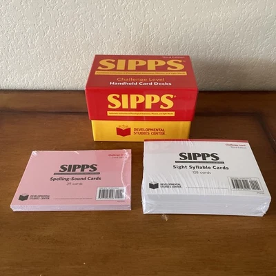 SIPPS CHALLENGE LEVEL SPELLING-SOUND CARDS & SIGHT SYLLABLE CARDS 3RD EDITION - Image 1 of 4