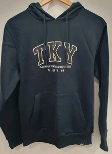 Mens Tokyo Laundry Navy Hoodie Medium M BNWT - Picture 1 of 6