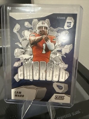 2025 Score - Emerged Cameron Ward #2 (RC) - Image 1 of 2
