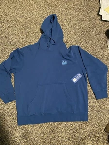 Huk Huk'd Up Logo Herren Performance Fleece Hoodie Sweatshirt Set Segel Blau Large - Bild 1 von 7