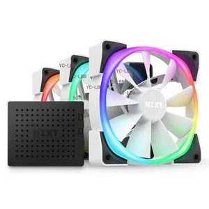 NZXT Aer RGB 2 120mm potrójny pakiet białe płynne łożysko dynamiczne wentylator PWM - Zdjęcie 1 z 4
