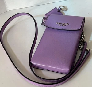 Kate Spade New York Spencer North South Handy-Umhängetasche schwarz Leder - Bild 1 von 7