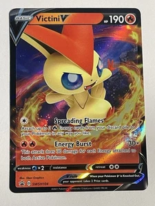 Victini V SWSH104 Black Star Promo Holo Rare Sword & Shield Pokemon Card Mint+ - Picture 1 of 2