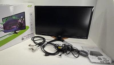 Acer GN246HL 24 inch LED 1920x1080 Full HD Widescreen 144Hz 1ms Gaming Monitor - Image 1 of 4