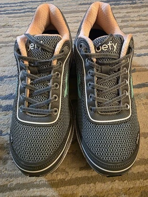 NIB  Gravity Defyer Women's Mighty Walk GDefy Gray Pink Orthopedic Shoes 8.5 W - Image 1 of 4
