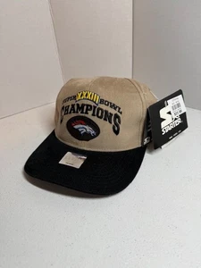 Vintage 1999 Starter Super Bowl XXXIII 33 NFL Football Strapback Hat Cap Broncos - Bild 1 von 6
