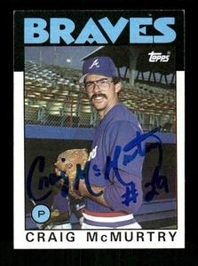 1986 Topps 194 Craig McMurtry signed auto autograph  MZ BXCP56 - Picture 1 of 2