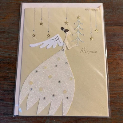 Papyrus Retired Angel Rejoice Card. Free Shipping! - Image 1 of 4