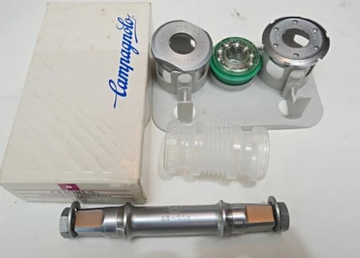 Campagnolo Chorus 68 bottom bracket. NIB Engl. 111mm w/bolts & washers FREE SHIP - Image 1 of 2