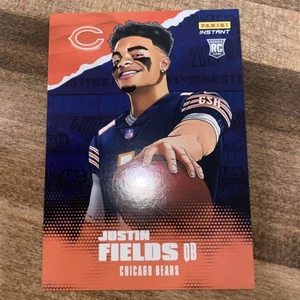 2020 PANINI INSTANT JUSTIN FIELDS ILLUSTRATION SERIES RC SP! BEARS ROOKIE /7167 - Picture 1 of 2