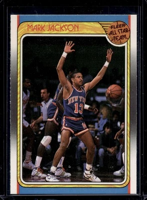 Fleer Mark Jackson #121 1988 radiocontrol novato All Star New York Knicks Foto 1 de 2
