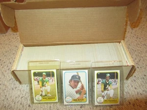 1981 Fleer Baseball Karten Set mit Fehler Korrekturen Brennnesseln mit C Henderson - Bild 1 von 4