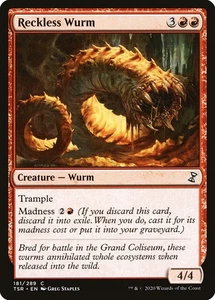 RECKLESS WURM X 4 N/M TIME SPIRAL: REMASTERED MAGIC THE GATERING - Picture 1 of 1