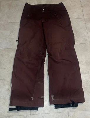 Pantalones Snowbelle Patagonia Ski H2NO para mujer grandes borgoña impermeables ¡LEER!! Foto 1 de 4