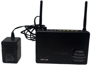 D-Link DSL-2750B Wireless N300 ADSL2+ Modem Router with Power Adapter - Picture 1 of 2