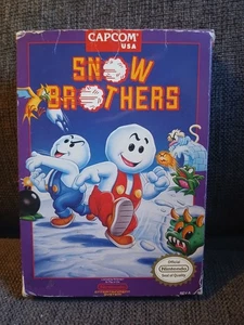 Snow Brothers solo scatola Nintendo Entertainment System (NES) raro - Foto 1 di 12
