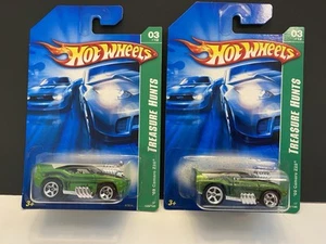 Hot Wheels 2007 69 Camaro Z28 Tooned Lot of 2 Super Treasure Hunt Paint Flaking! - Picture 1 of 10