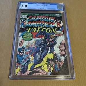 Captain America & Falcon # 180 CGC 7.0 Origin Cap Becomes Nomad, Death of Viper - Bild 1 von 3