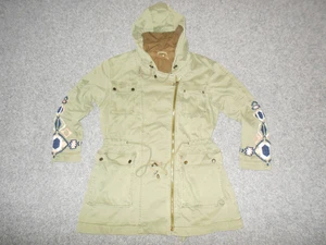 FREE PEOPLE WOMENS MEDIUM EMBROIDERED SOUTHWESTERN DESIGN PARKA JACKET         - Picture 1 of 4