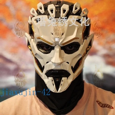 In Stock NEW Wizard Masked Cyberpunk Cosplay Resin Anime Prop Game Wearable Gift - Image 1 of 4