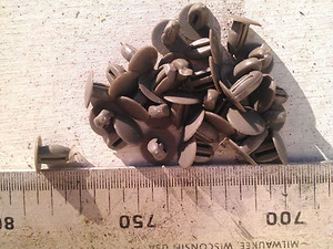 50x DIY furniture screw hole plug OD 1/2", stem OD: 1/4" - Picture 1 of 1