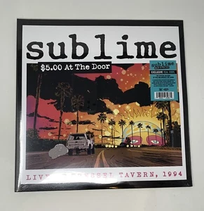 Sublime $5 At The Door Teal /300 Colored Vinyl 2 LP Live at Tressel Tavern New - Picture 1 of 3